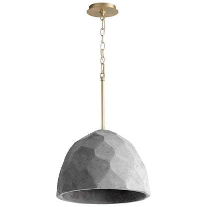 Oxygen Lighting Maria Pendant in Aged Brass Dark Gray / Aged Brass 3-663-1540