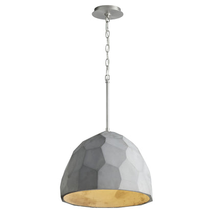 Oxygen Lighting Maria Pendant in Grey w/ Satin Nickel 3-663-1624