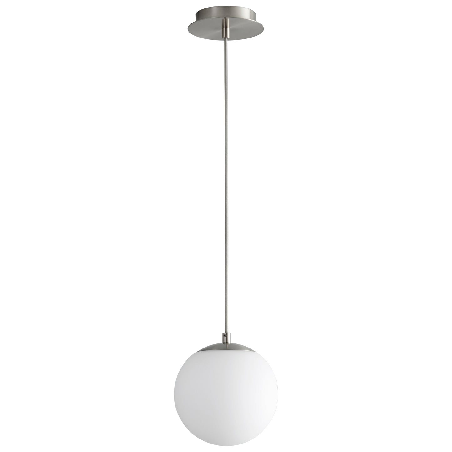 Oxygen Lighting Luna Pendant in Satin Nickel 3-671-24