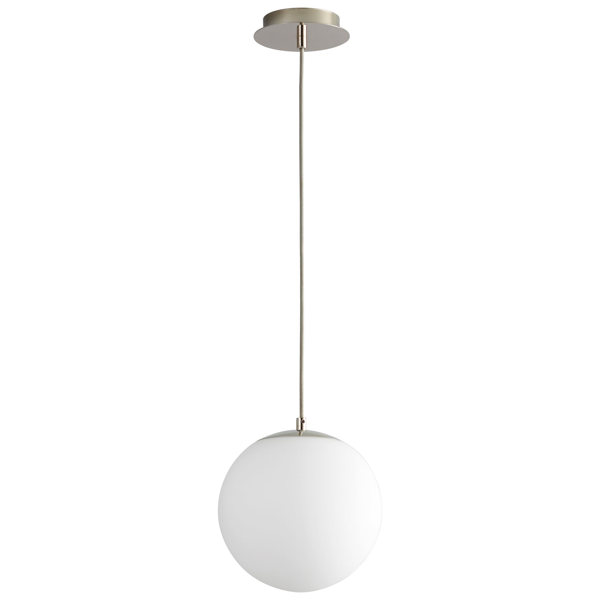 Oxygen Lighting Luna Pendant in Polished Nickel 3-672-20