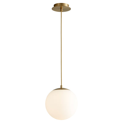 Oxygen Lighting Luna Pendant in Aged Brass 3-672-40