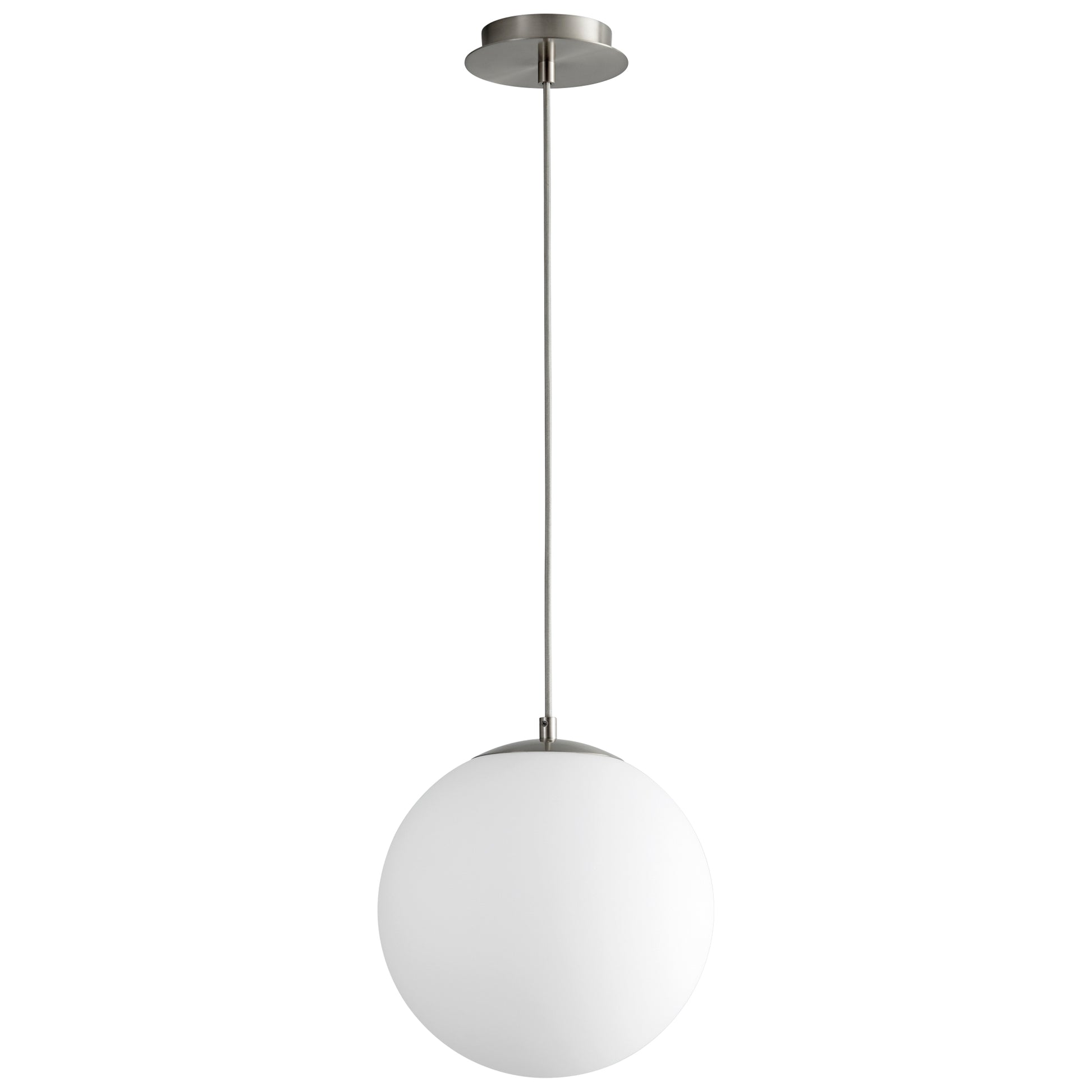 Oxygen Lighting Luna Pendant in Satin Nickel 3-673-24