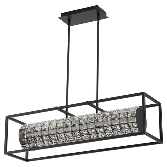 Oxygen Lighting Elan Chandelier in Black 3-676-15