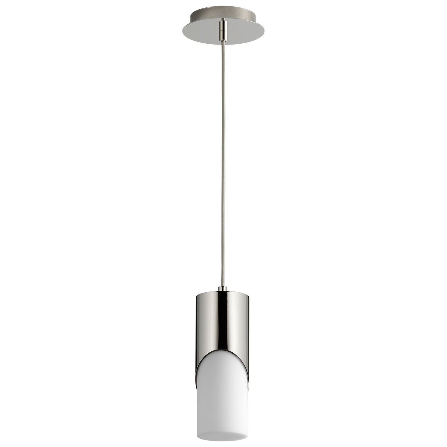 Oxygen Lighting Ellipse Pendant in Polished Nickel 3-677-120