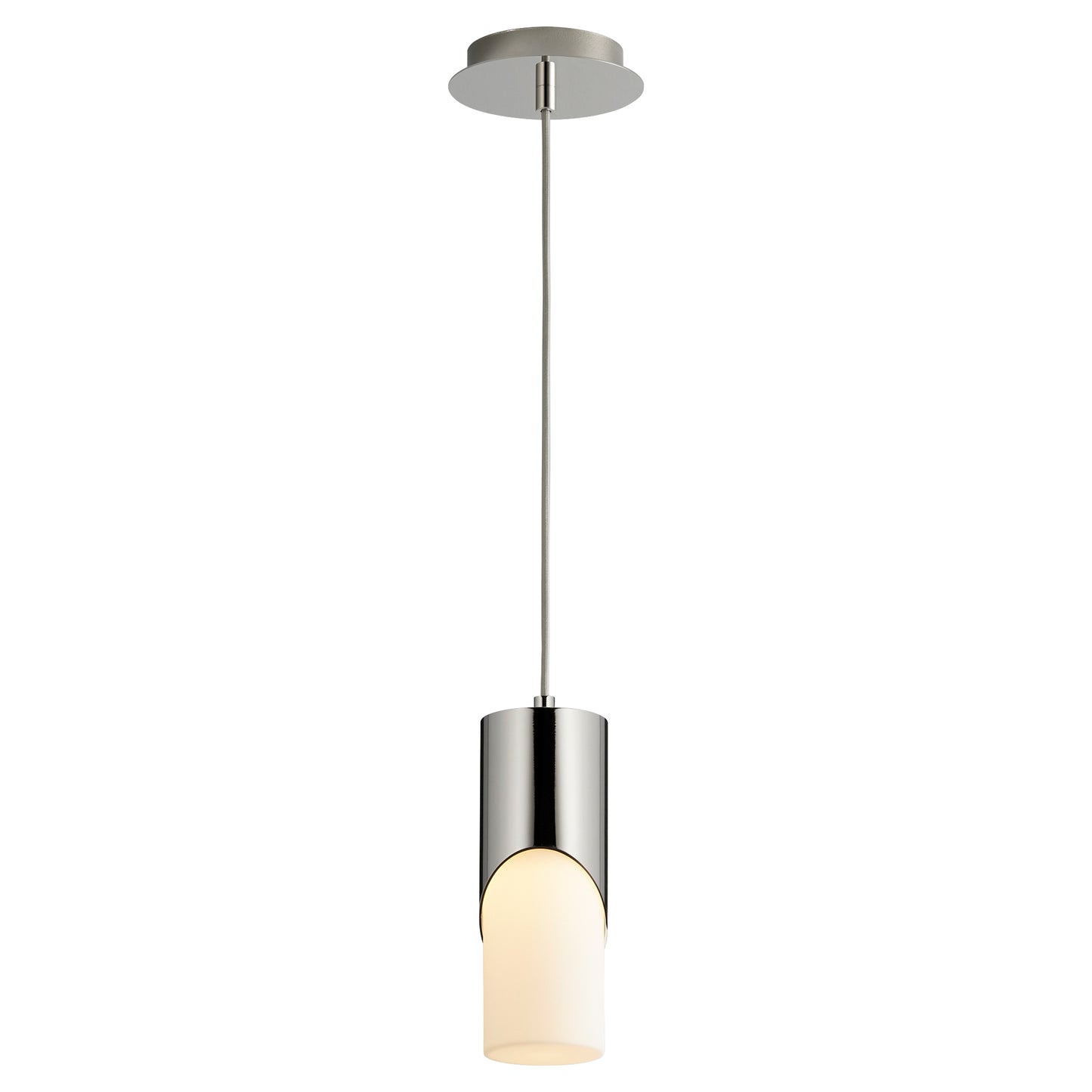 Oxygen Lighting Ellipse Pendant in Polished Nickel 3-677-120