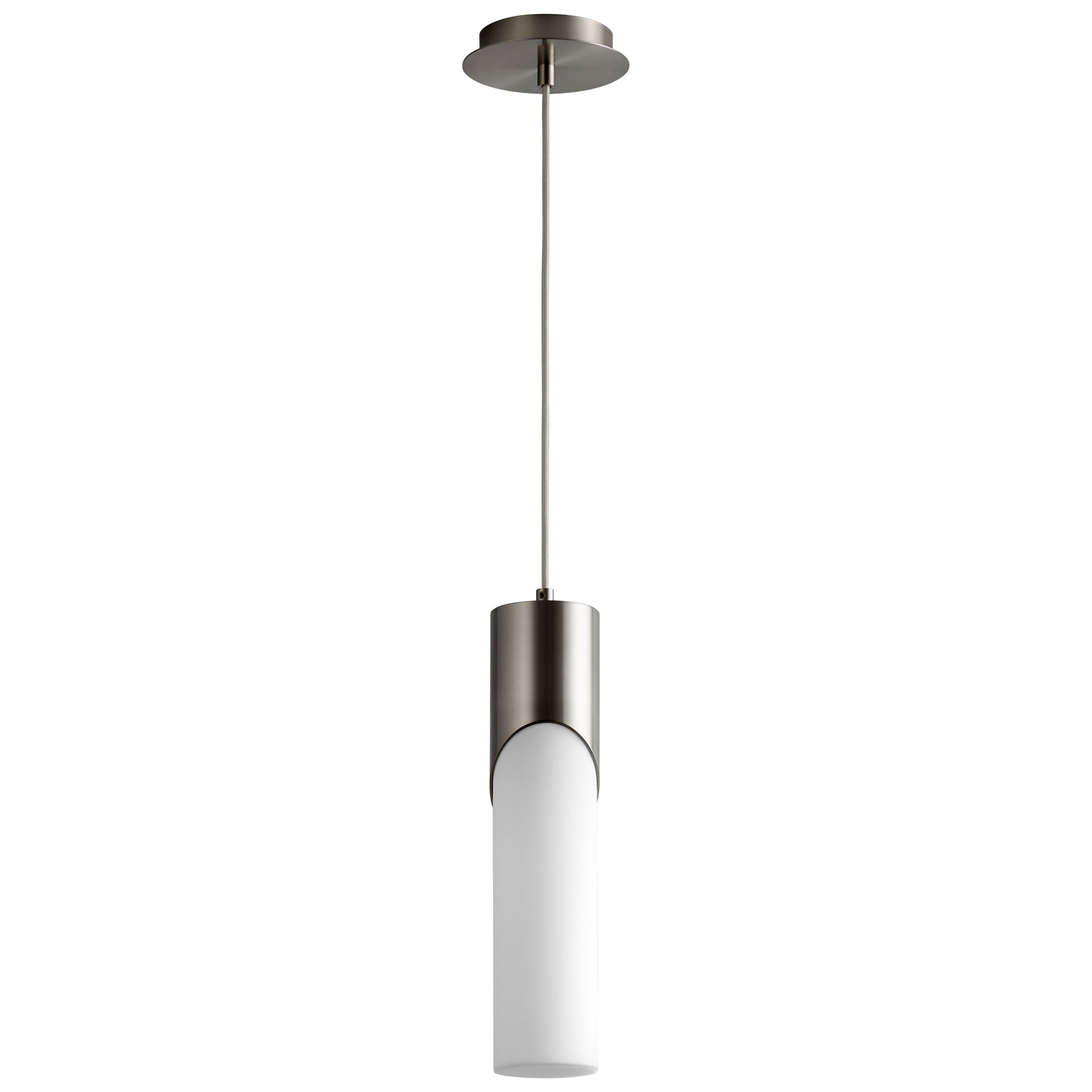 Oxygen Lighting Ellipse Pendant in Satin Nickel 3-678-124