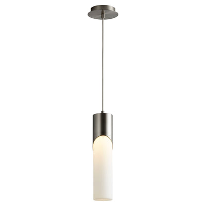 Oxygen Lighting Ellipse Pendant in Satin Nickel 3-678-124