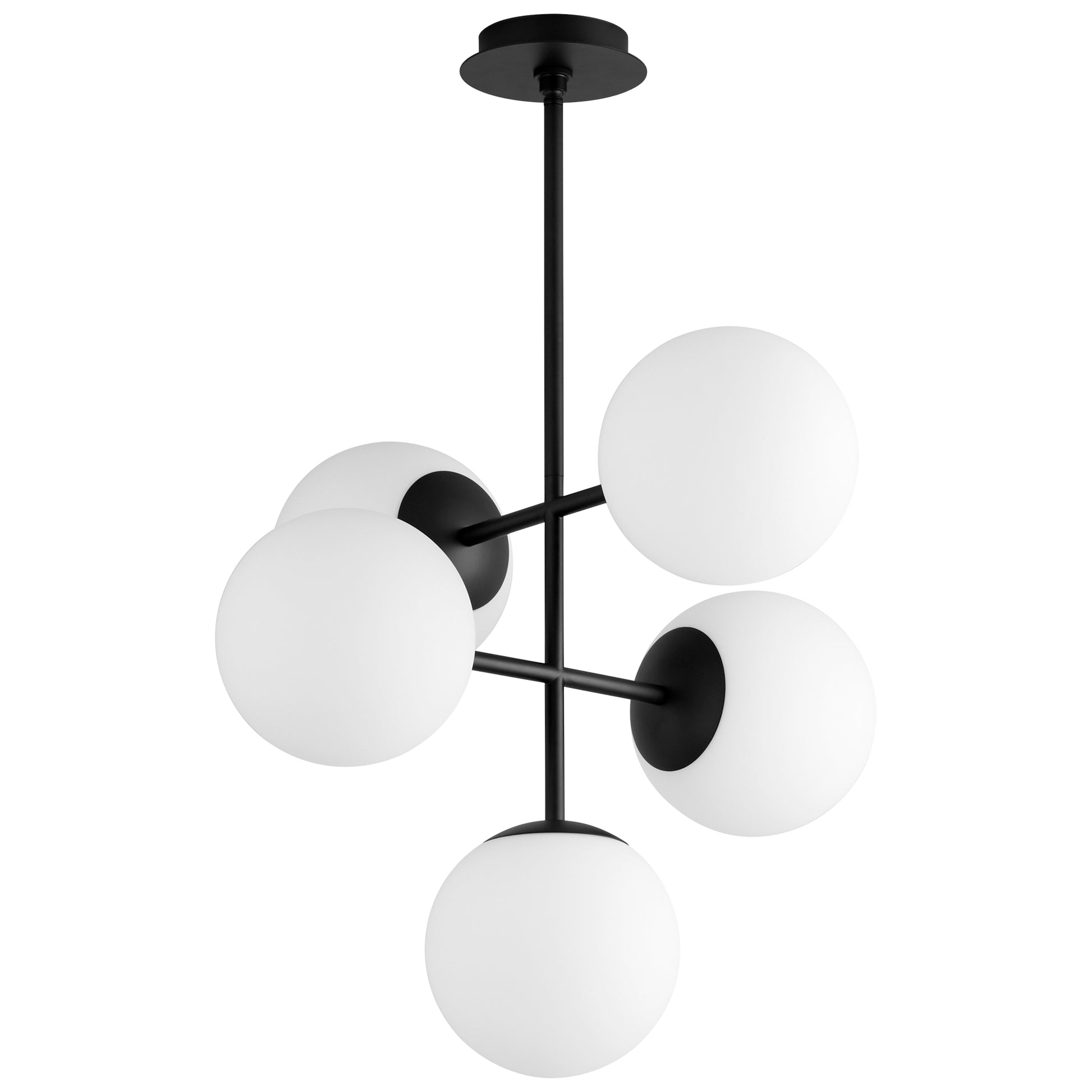 Oxygen Lighting Nebula Chandelier in Black 3-681-15