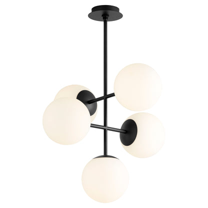 Oxygen Lighting Nebula Chandelier in Black 3-681-15