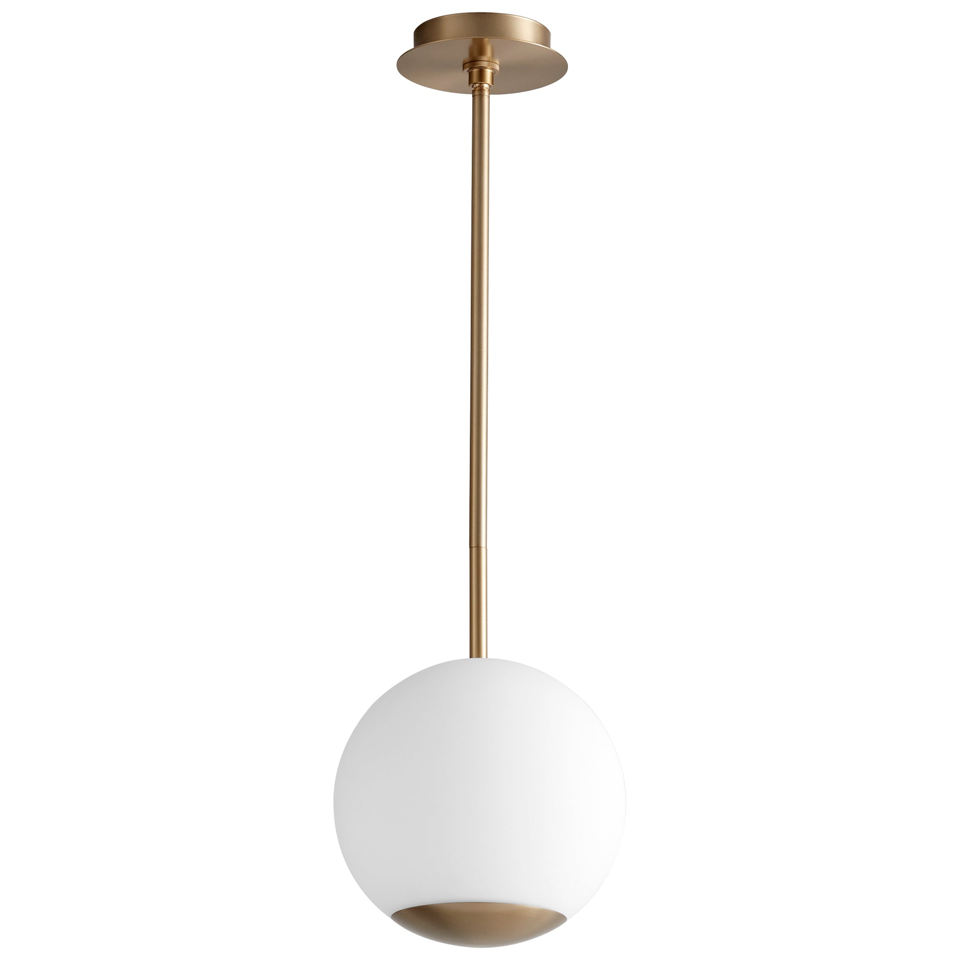 Oxygen Lighting Terra Pendant in Aged Brass 3-690-40