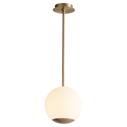 Oxygen Lighting Terra Pendant in Aged Brass 3-690-40