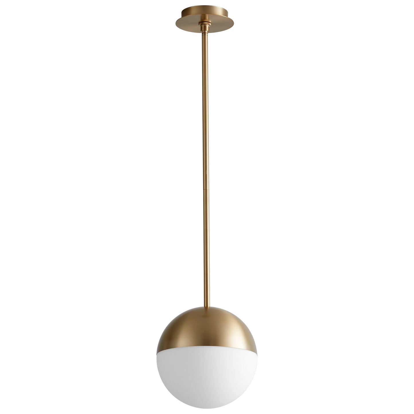 Oxygen Lighting Mondo Pendant in Aged Brass 3-6902-40