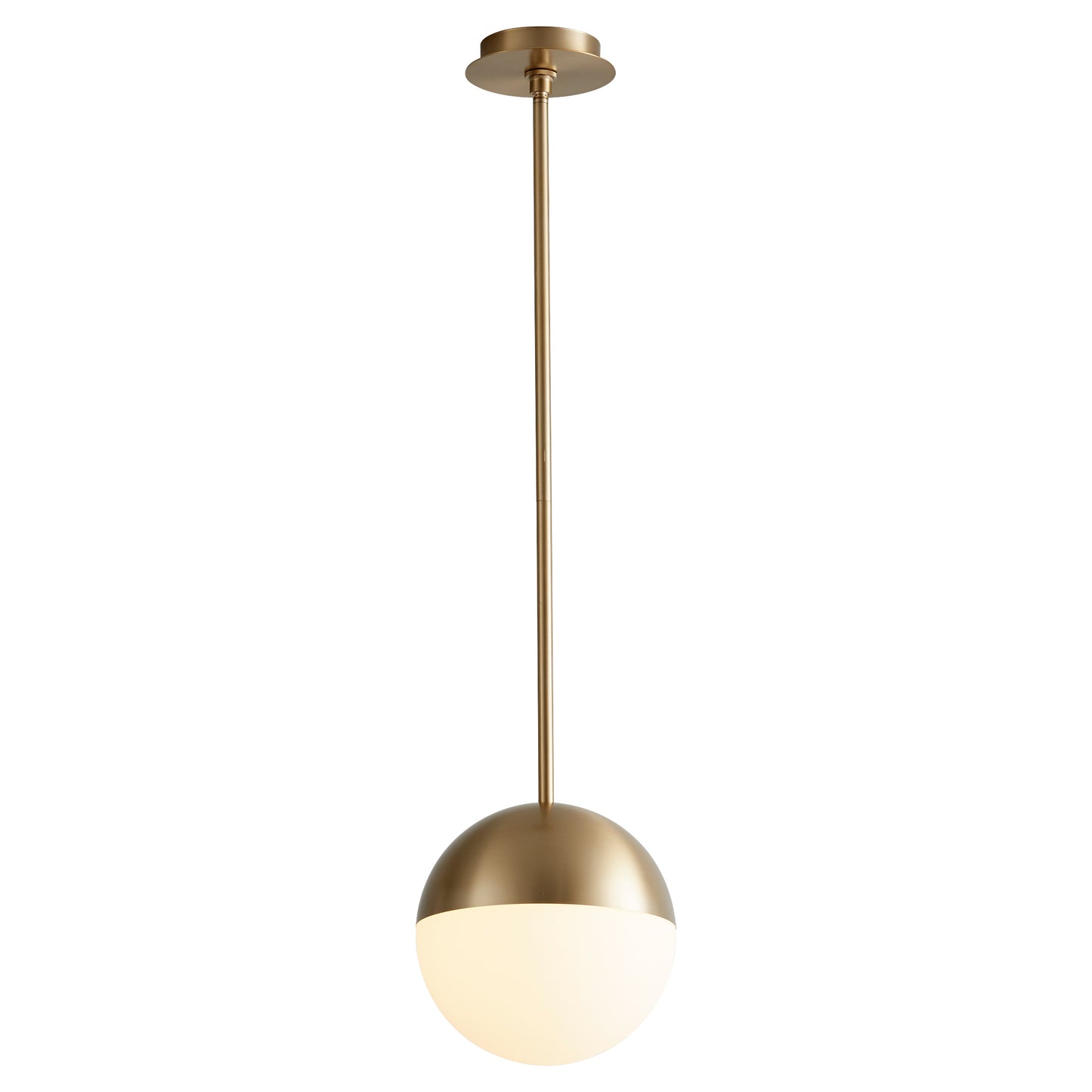 Oxygen Lighting Mondo Pendant in Aged Brass 3-6902-40