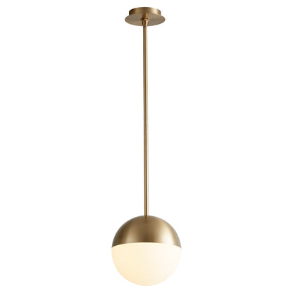 Oxygen Lighting Mondo Pendant in Aged Brass 3-6902-40