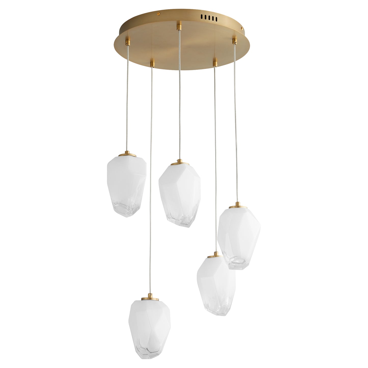 Oxygen Lighting Vivo Pendant in Aged Brass 3-810-40