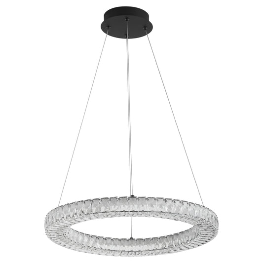 Oxygen Lighting Elan Pendant in Black 3-874-15