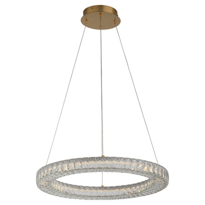 Oxygen Lighting Elan Pendant in Aged Brass 3-874-40