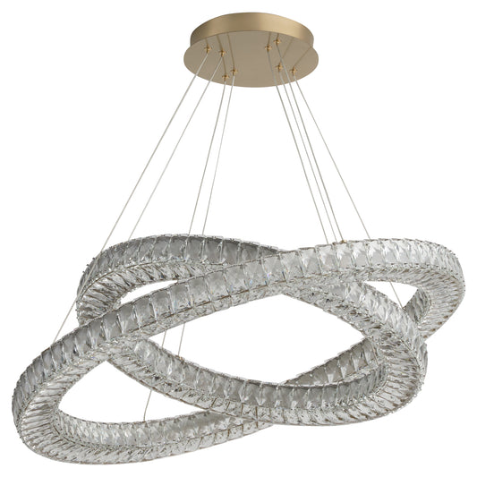 Oxygen Lighting Elan Pendant in Aged Brass 3-876-40