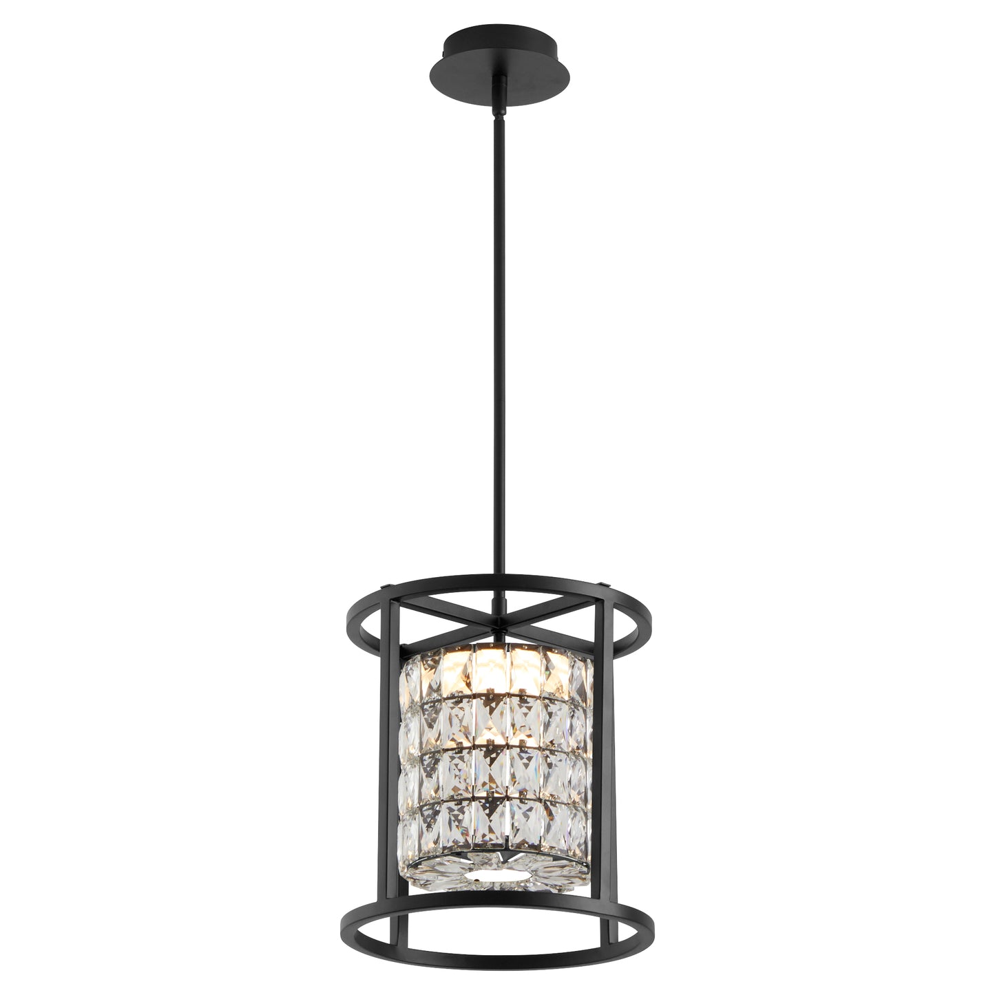 Oxygen Lighting Elan Pendant in Black 3-877-15