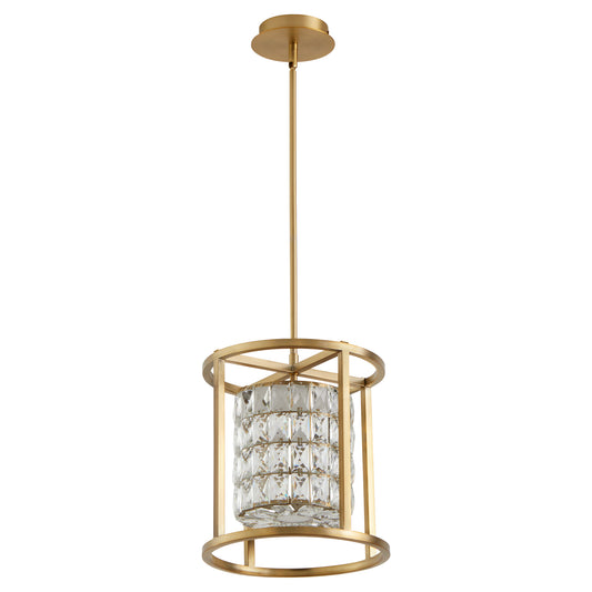 Oxygen Lighting Elan Pendant in Aged Brass 3-877-40