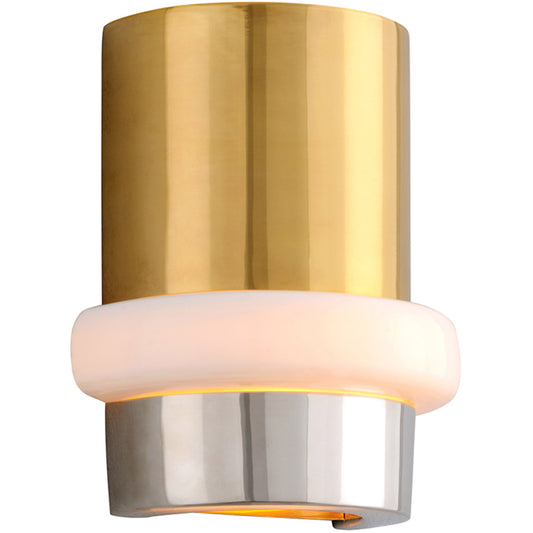 Corbett Lighting Beckenham Wall Sconce in Vintage Polished Brass And Nickel 300-11