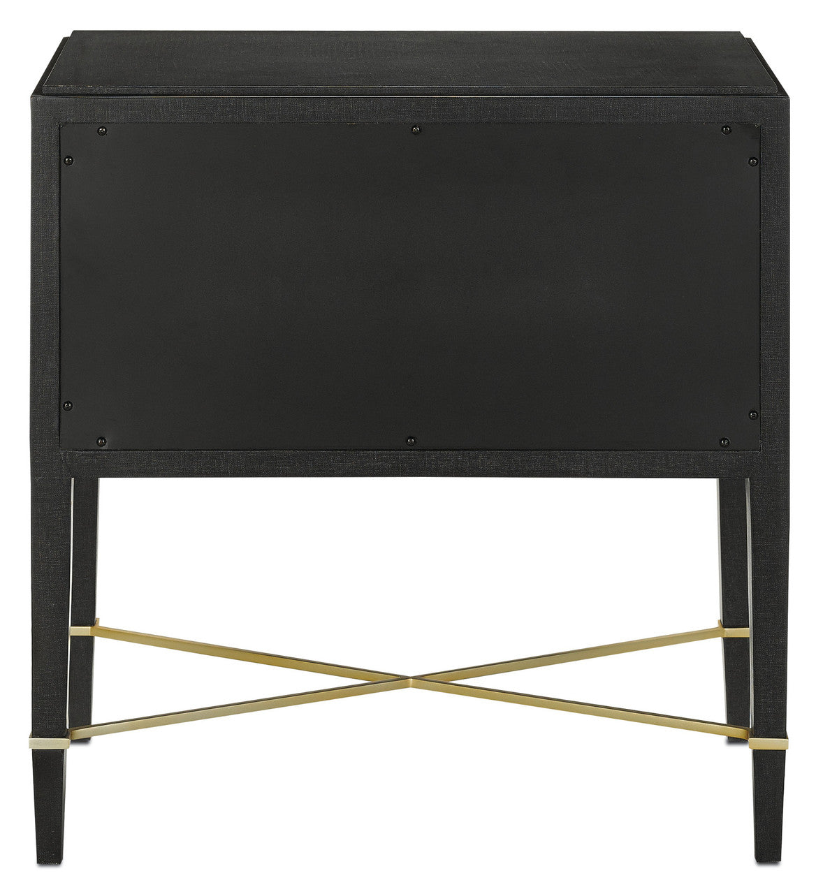 Currey & Co. Verona Black Nightstand 3000-0036