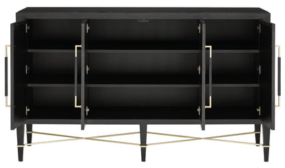 Currey & Co. Verona Black Sideboard 3000-0037