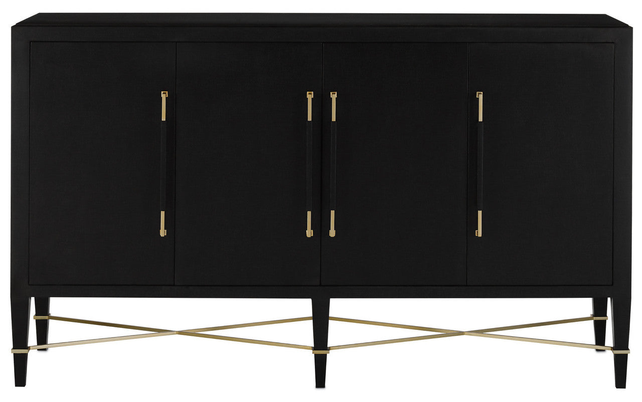 Currey & Co. Verona Black Sideboard 3000-0037