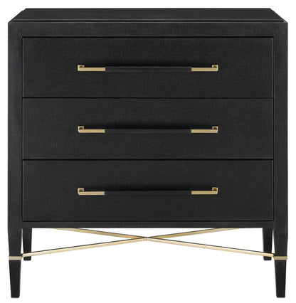 Currey & Co. Verona Black Chest 3000-0065