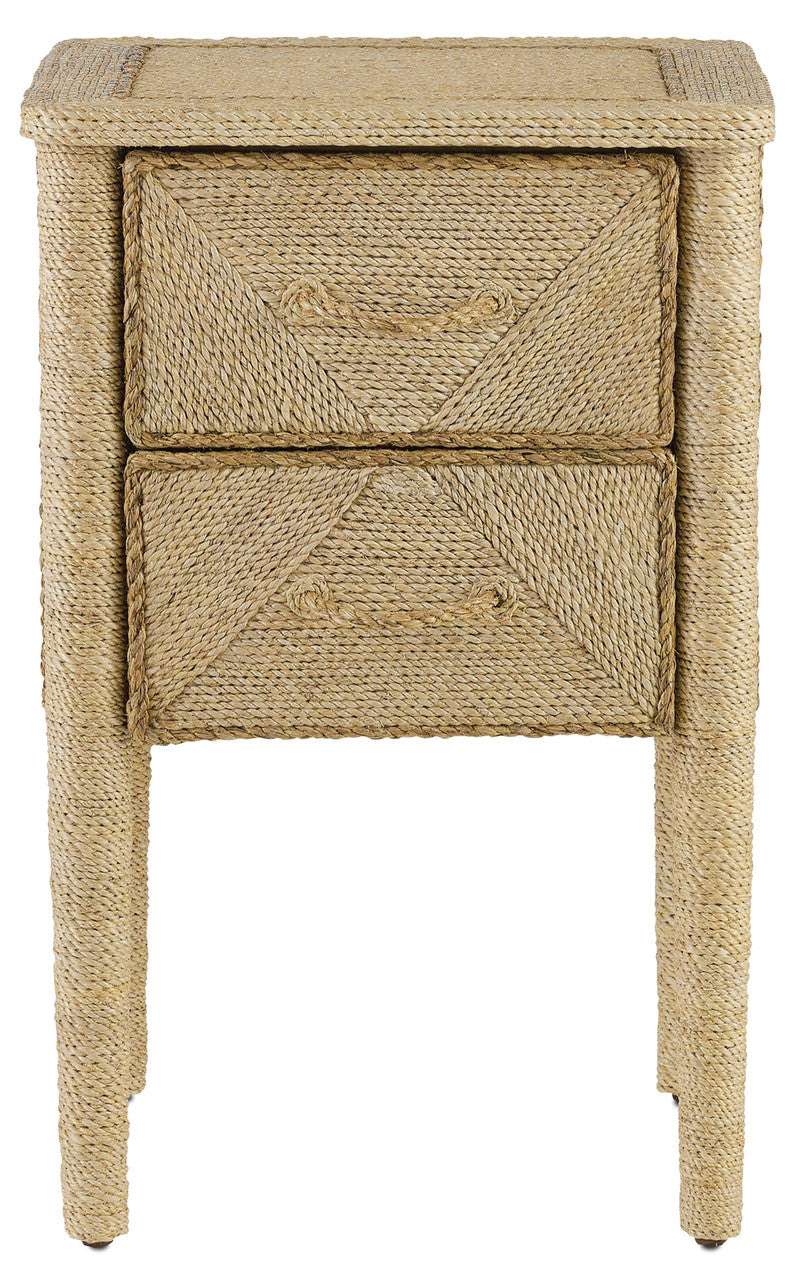 Currey & Co. Kaipo Rope Nightstand 3000-0083