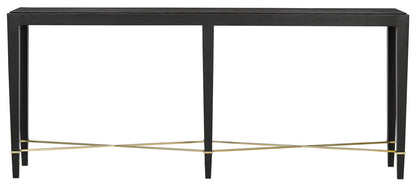 Currey & Co. Verona Black Console Table 3000-0097