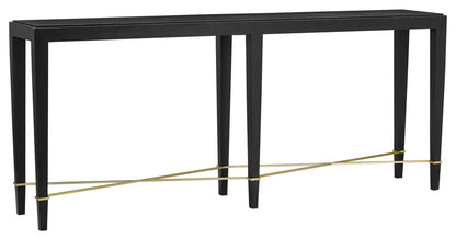 Currey & Co. Verona Black Console Table 3000-0097