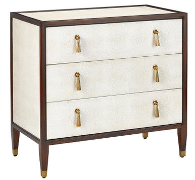 Currey & Co. Evie Shagreen Chest 3000-0141