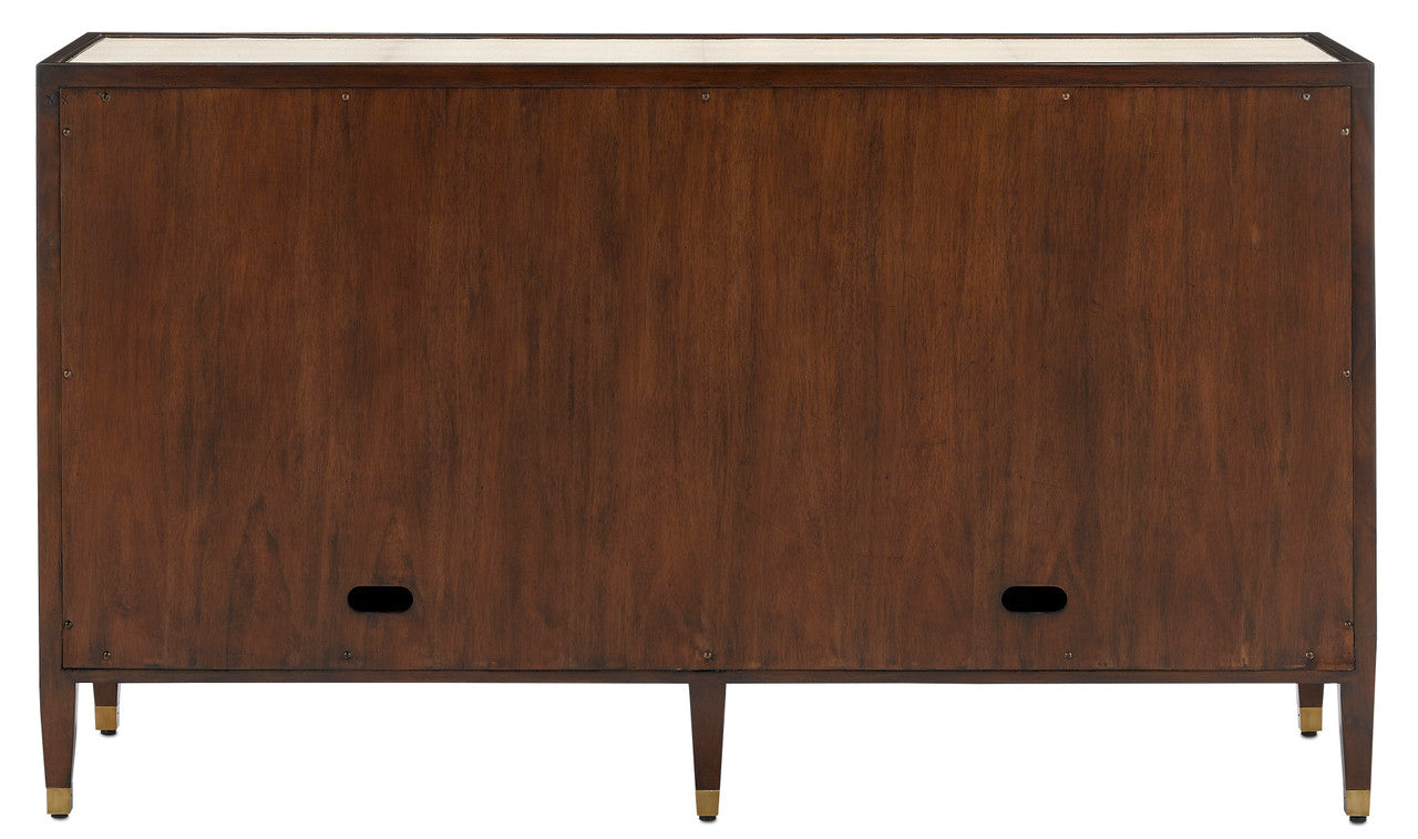 Currey & Co. Evie Shagreen Credenza 3000-0142