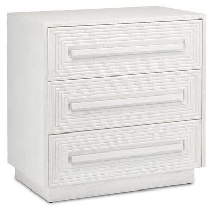 Currey & Co. Morombe White Chest 3000-0150