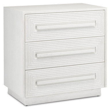 Currey & Co. Morombe White Chest 3000-0150