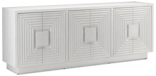 Currey & Co. Morombe White Credenza 3000-0152