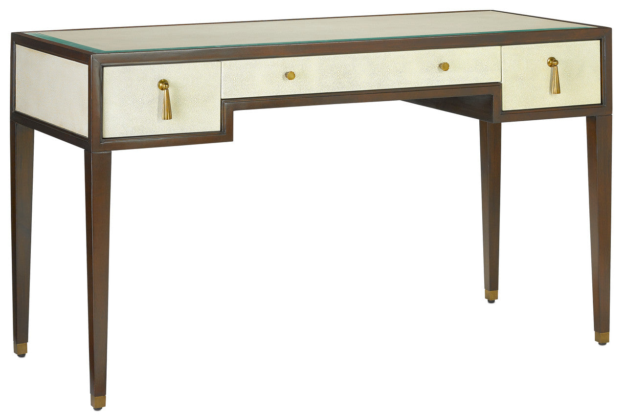 Currey & Co. Evie Shagreen Desk 3000-0157