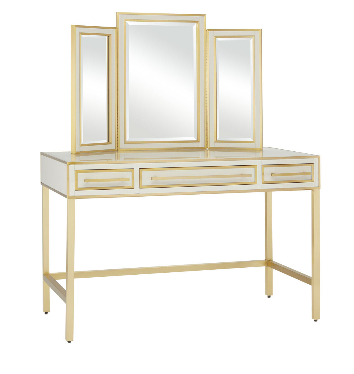 Currey & Co. Arden Ivory Vanity 3000-0185