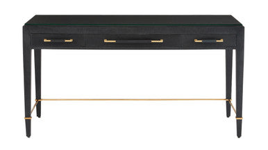 Currey & Co. Verona Black Large Desk 3000-0207