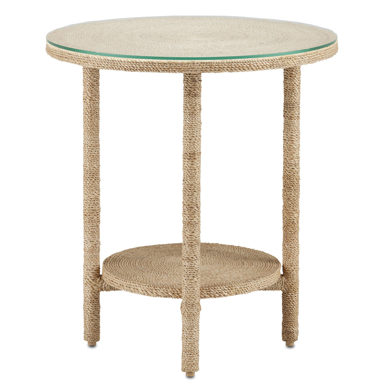 Currey & Co. Limay Rope Accent Table 3000-0215