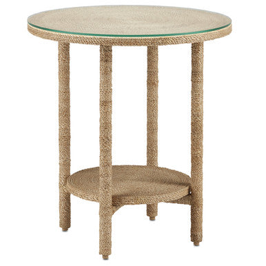 Currey & Co. Limay Rope Accent Table 3000-0215