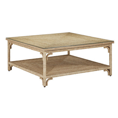 Currey & Co. Olisa Rope Cocktail Table 3000-0219