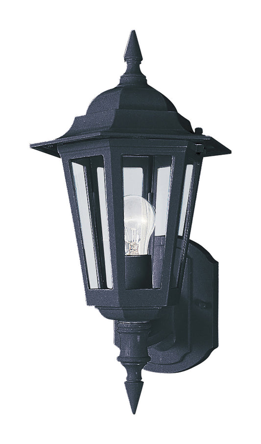 Maxim Builder Cast 1-Light Outdoor Wall Mount in Black 3000CLBK