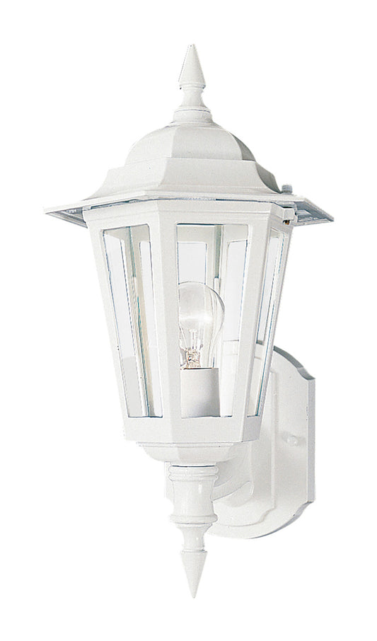 Maxim Builder Cast 1-Light Outdoor Wall Mount in White 3000CLWT