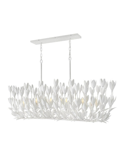 Hinkley Lighting Flora Ten Light Linear in Textured Plaster 30015TXP