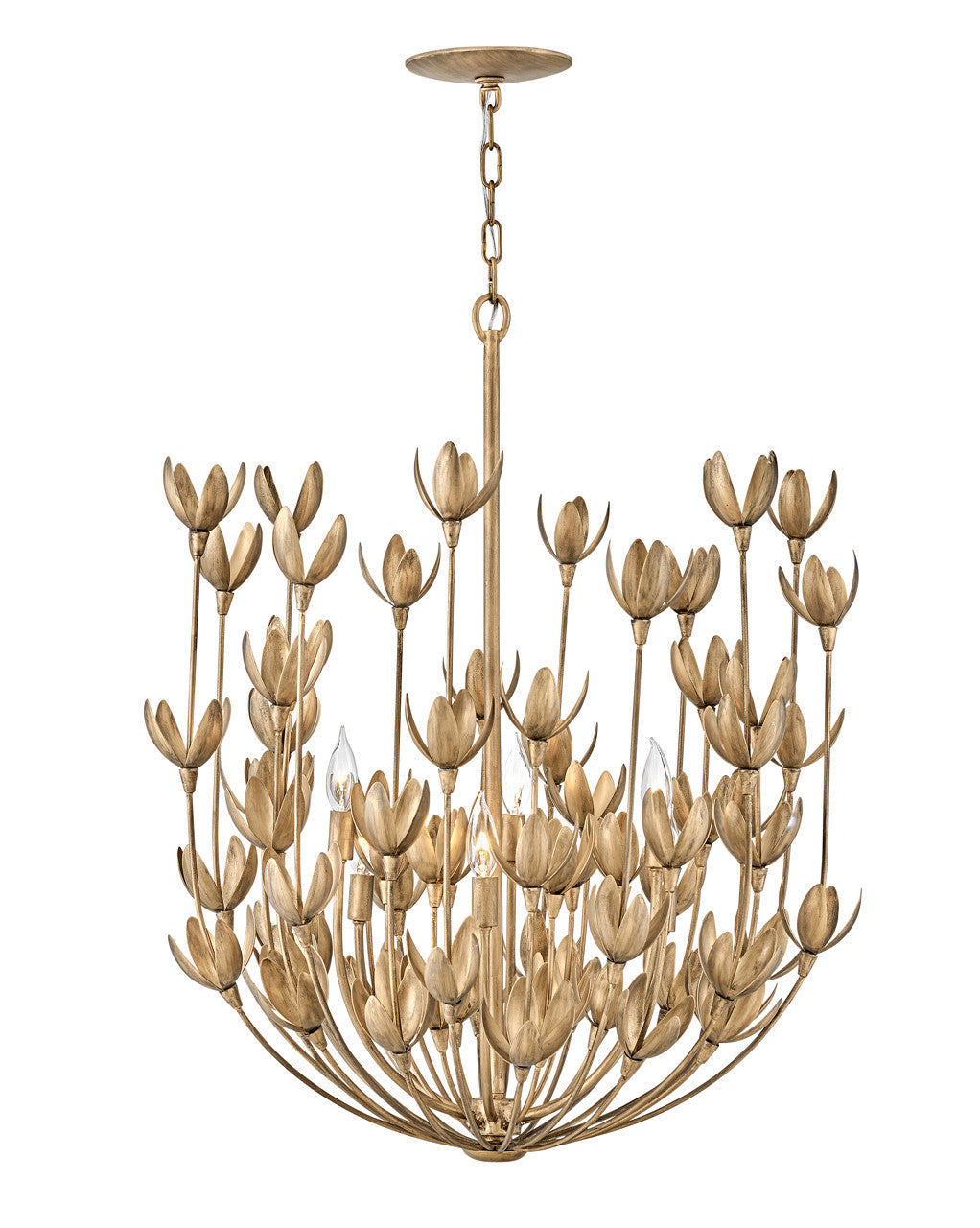 Hinkley Lighting Flora Large Multi Tier Burnished Gold 30016BNG