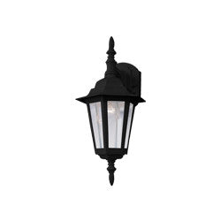 Maxim Builder Cast 1-Light Outdoor Wall Mount in Black 3002CLBK