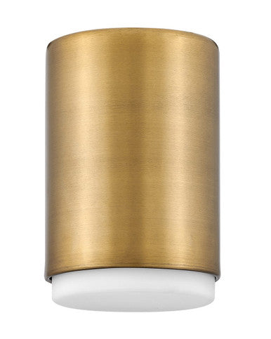 Hinkley Lighting Cedric Extra Small Flush Mount Lacquered Brass 30071LCB