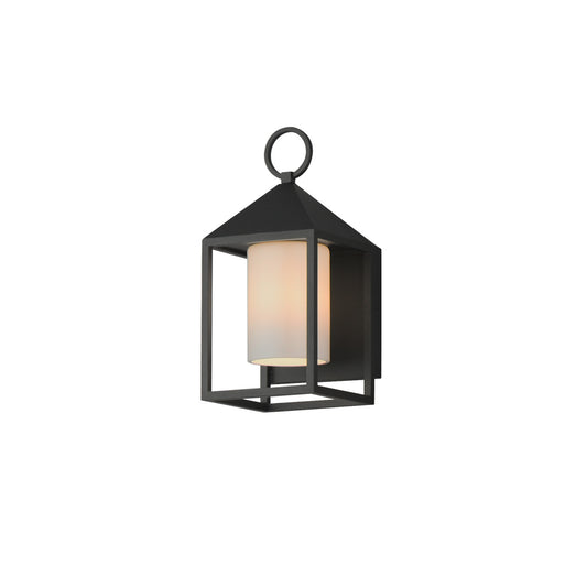 Maxim Aldous 1-Light Small Outdoor Sconce in Black 30071SWBK